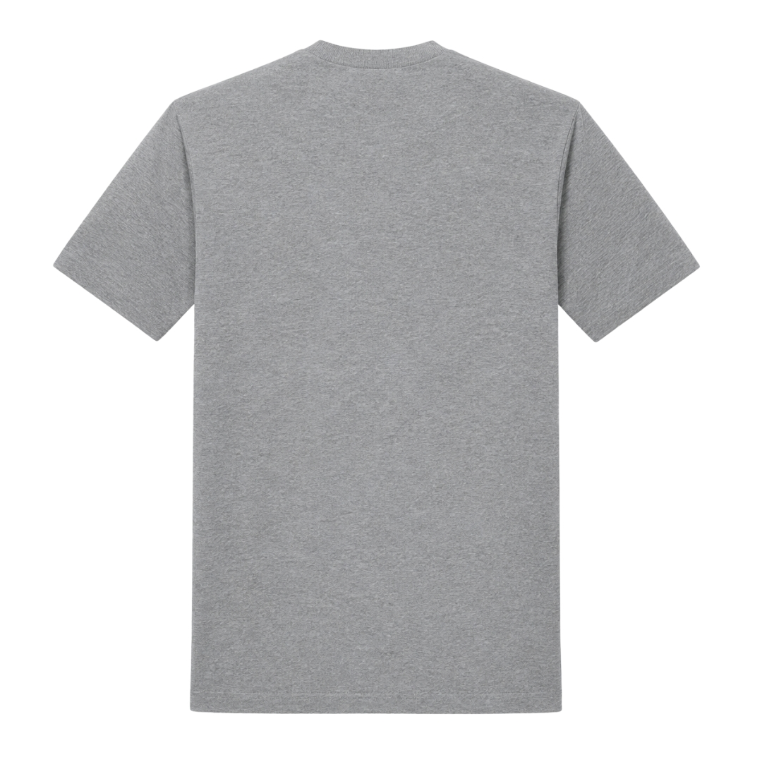 Der Landwirt schafft alles! - Unisex Shirt - grey melange - Rueckseite