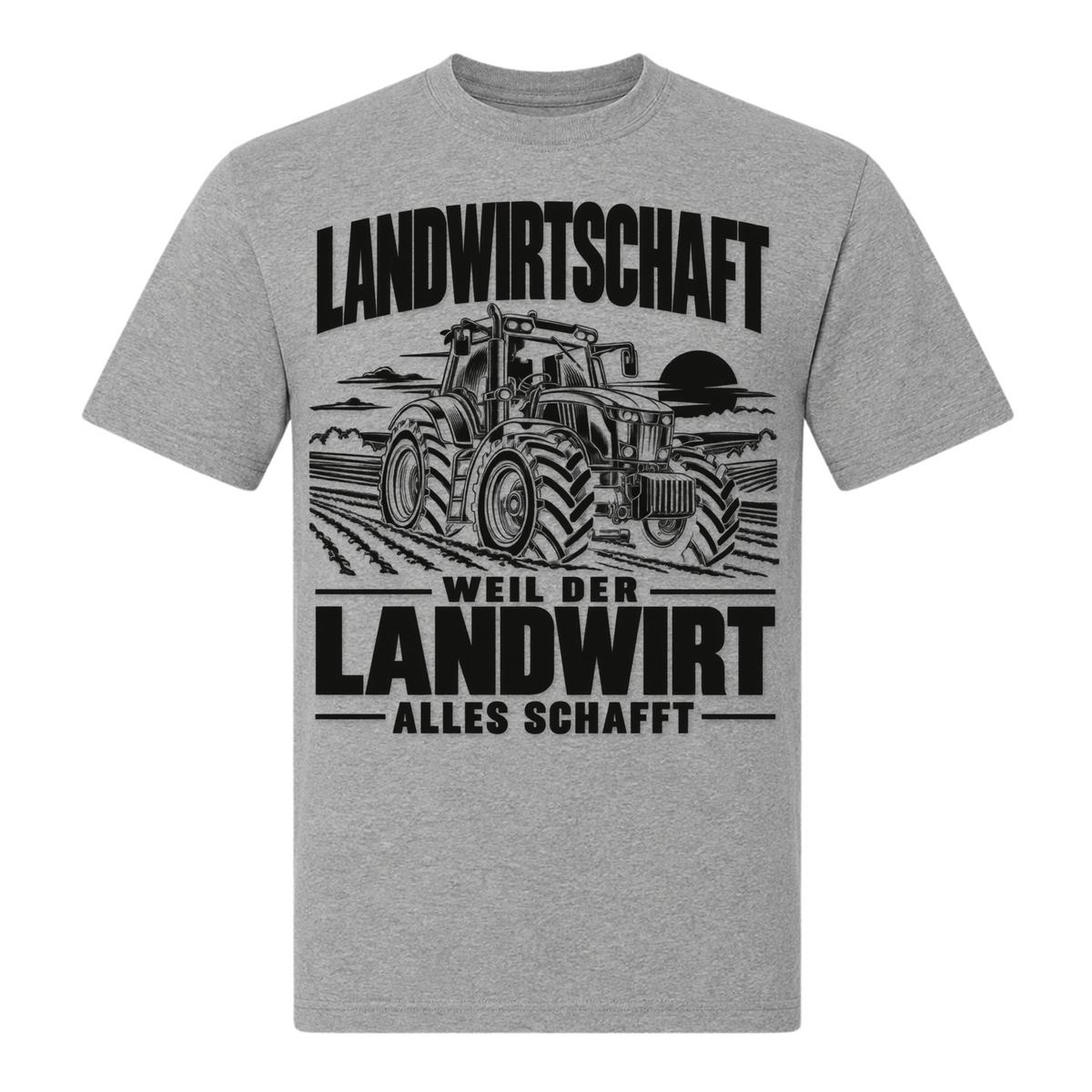 Der Landwirt schafft alles! - Unisex Shirt - grey melange