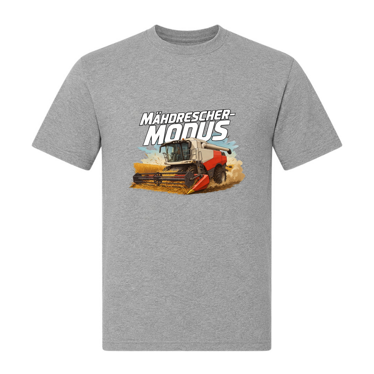 Mähdrescher-Modus - Unisex Shirt - grey melange