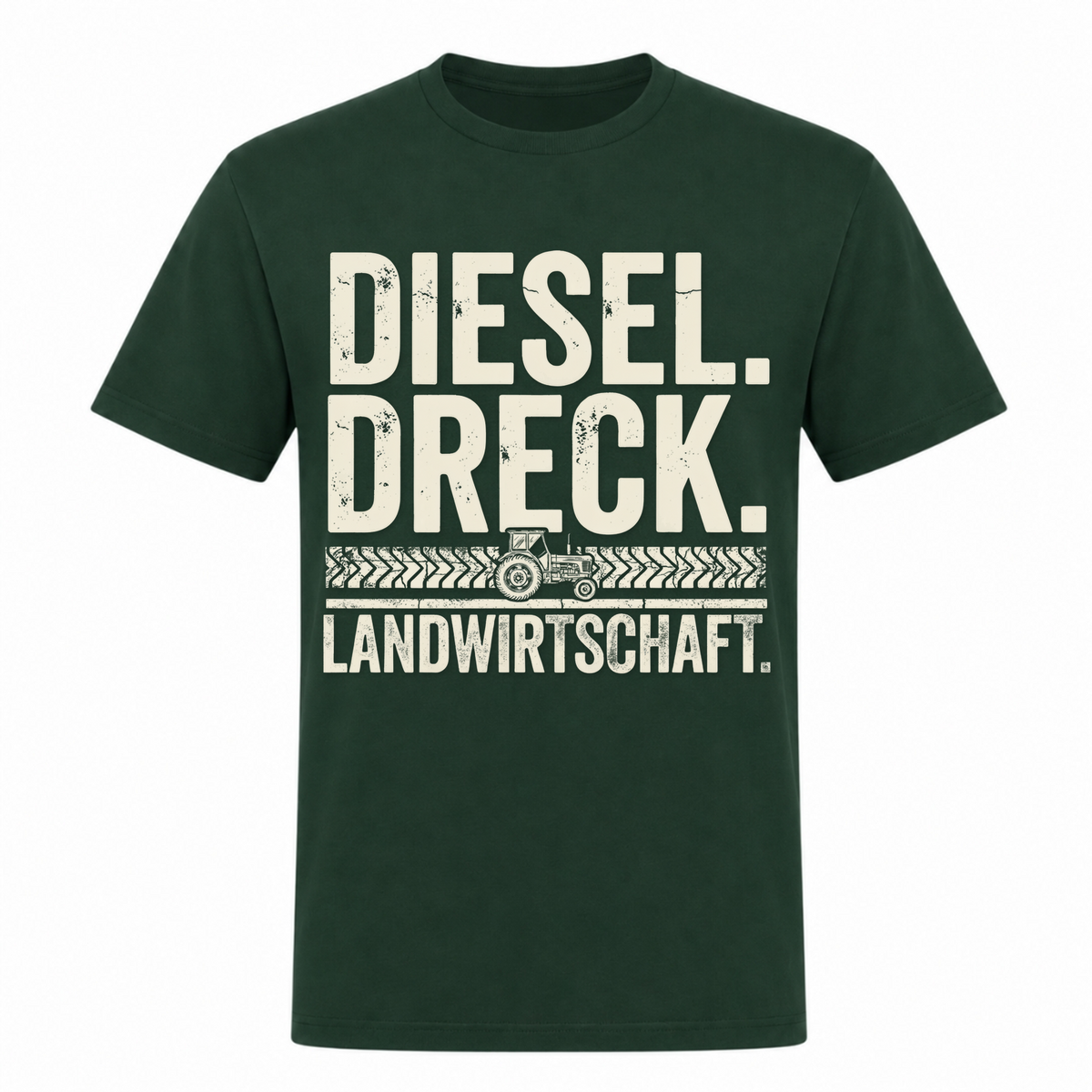 Diesel. Dreck. Landwirtschaft. - Unisex Shirt - Bottle Green