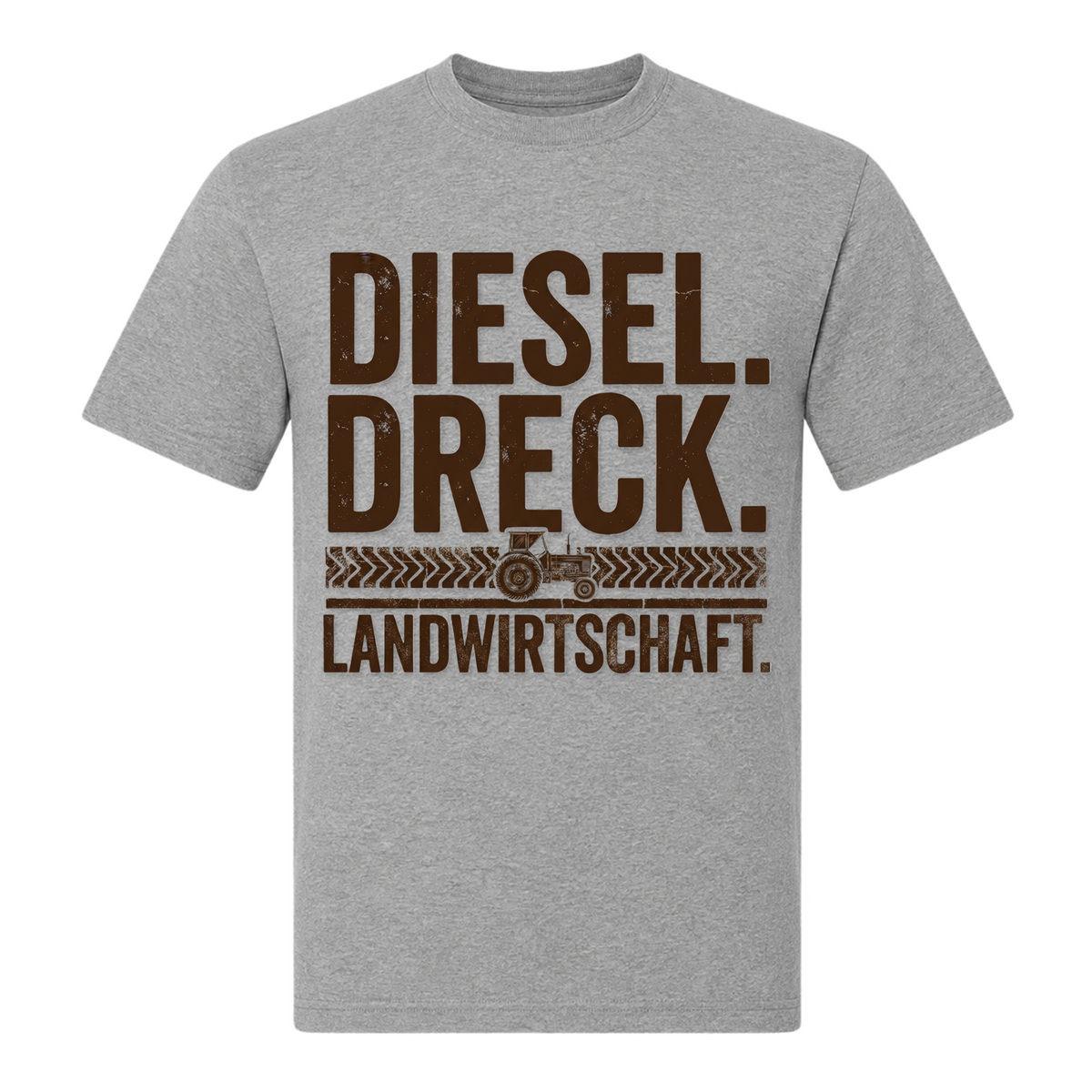 Diesel. Dreck. Landwirtschaft. - Unisex Shirt - grey melange