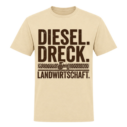 Diesel. Dreck. Landwirtschaft. - Unisex Shirt - Natural