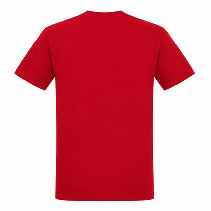 Diesel. Dreck. Landwirtschaft. - Unisex Shirt - rot - Rueckseite