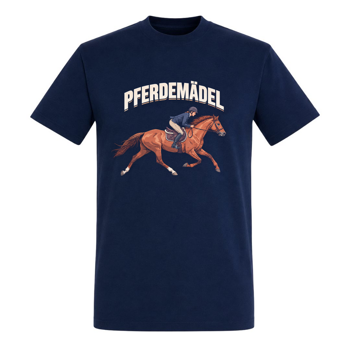 Pferdemädel - Shirt Unisex - french navy