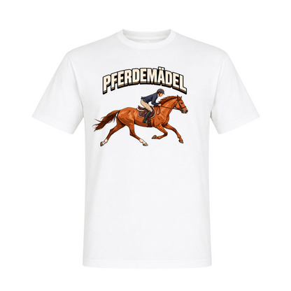 Pferdemädel - Shirt Unisex - weiß