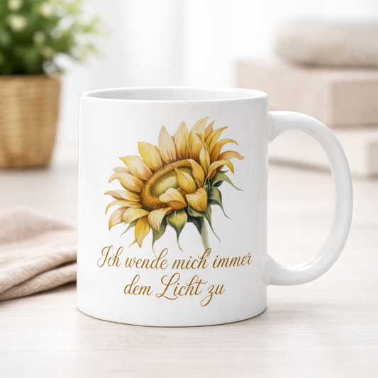 Wende mich dem Licht - Tasse